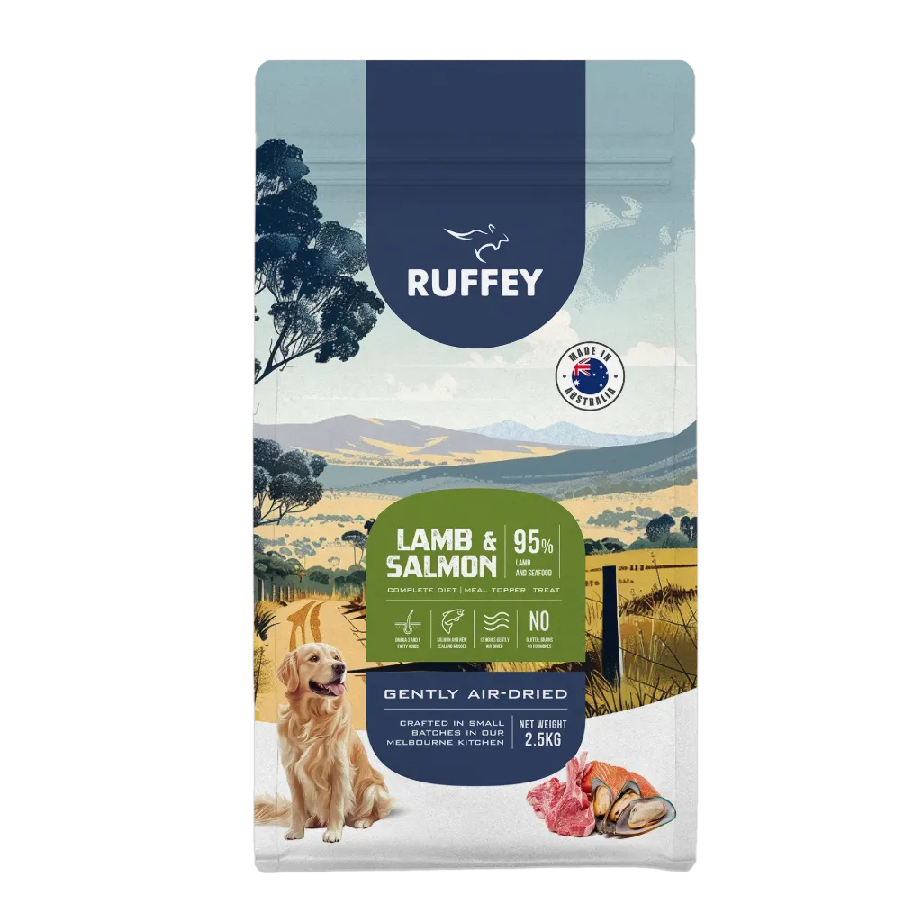 [RADL2U] Ruffey Air Dried Dog Lamb & Salmon 2.5Kg