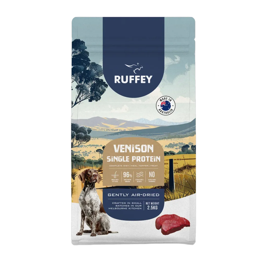 [RADV2U] Ruffey Air Dried Dog Venison 2.5kg