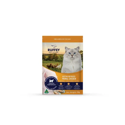 Ruffey Air Dried Cat Australian Raised Primal Chicken Sample 10g