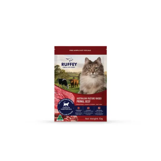Ruffey Air Dried Cat Australian Pasture Raised Beef Sample 10g