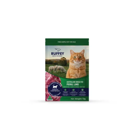 Ruffey Air Dried Cat Australian Grass Fed Primal Lamb Sample 10g